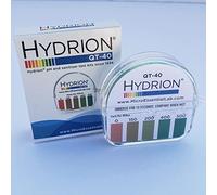hydrion Qt-40 Sanitizer prueba 15 m rollo con gráfico de colores
