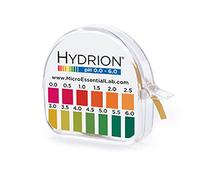 hydrion S/R dispensador 0,0 - 6.0 PH gama 96 - 15 pies Rollo W/tabla de color/dispensador