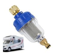 Hydro Filtration - Purificador de grifo de acero inoxidable RV | Lógica de filtro de cerámica de alta precisión con geometría de enlace rápido y marco resistente para remolques de viaje y marinos