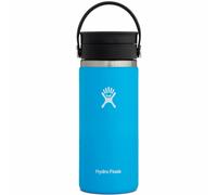 HYDRO FLASK - Termo Café para Llevar 473 ml, Taza Térmica, Vaso Isotérmico de Acero Inox, Aislamiento al Vacío, Tapón Antifugass Flex Sip, Libre de BPA, Apertura Ancha, Pacific