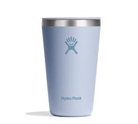 Hydro Flask-All Around Tumbler Press-In Lid(16 oz) - Acero inoxidable aislado - Resistente a salpicaduras y fugas, compatible con portavasos - Mantiene bebidas frías 24h y calientes 12h- Surf