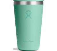 Hydro Flask - All Around Tumbler Press-In Lid 473 ml (16 oz) | Acero inoxidable aislado - Resistente a fugas, compatible con portavasos - Frío 24 h y calor 12 h - Mermaid Green