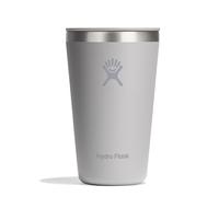 Hydro Flask - All Around Tumbler Press-In Lid 473 ml (16 oz) - Acero inoxidable aislado - Resistente a salpicaduras y fugas - Mantiene bebidas frías 24 h y calientes 12 h - Birch