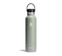 Hydro Flask - Botella de agua 709 ml (24 oz) - Botella de acero inoxidable aislada al vacío con tapa Flex a prueba de fugas y revestimiento en polvo - Sin BPA - Boca estándar - Agave