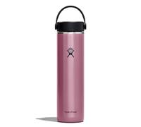 Hydro Flask - Botella de agua ligera de 710 ml, serie Trail, botella de agua reutilizable de acero inoxidable aislada al vacío con tapa flexible a prueba de fugas, boca ancha, turmalina