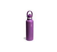 Hydro Flask - Standard Flex Straw Cap 621 ml (21 oz) Bottle - Acier Inoxydable, Étanche, Compatible Porte-Gobelet - Isotherme Froid 24 h - Beachplum