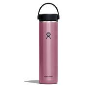 Hydro Flask - Botella de agua ligera de 710 ml, serie Trail, botella de agua reutilizable de acero inoxidable aislada al vacío con tapa flexible a prueba de fugas, boca ancha, turmalina