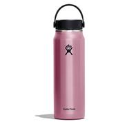 Hydro Flask - Botella de agua ligera de 946 ml, serie Trail, botella de agua reutilizable de acero inoxidable aislada al vacío con tapa flexible a prueba de fugas, boca ancha, turmalina