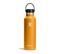 Hydro Flask - Bouteille d'eau 621 ml 21 oz - en acier inoxydable à isolation sous vide avec bouchon paille - Goulot standard - Fossil, 621ml (21oz)