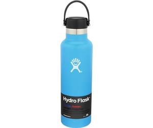 HYDRO FLASK - Cantimplora Isotérmica 621 ml, Botella Térmica Acero Inox, Termo Aislamiento al Vacío, Tapón Flex Cap Antifugas y Recubrimiento Polvo, Libre de BPA, Apertura Estándar, Pacific