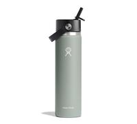 Hydro Flask Cantimplora Isotérmica Botella Térmica de Acero Inox, 709ml (24oz), Pajita Integrada, Verde (Agave)