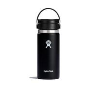 Hydro Flask - Coffee Flask - de Café de Viaje 473 ml (16 oz) - Taza de Viaje de Acero Inoxidable con Aislamiento al Vacío y Tapa a Prueba de Fugas - Wide Mouth - Black