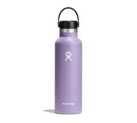 Hydro Flask - Gourde Isotherme 621 ml 21 oz - Bouteille Inox à Isolation Sous Vide - Bouchon Antifuite et Revêtement par Poudre - Ouverture Standard - Moonshadow, 621ml (21oz)