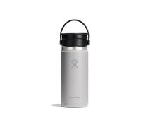 Hydro Flask Hot Beverages Wide Flex Slip Lid Botella de agua 473 ml plateado