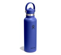 Hydro Flask – Botella de agua Standard Flex Straw Cap – Aislada, acero inoxidable, 620 ml, azul