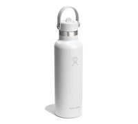 Hydro Flask Botella Hydration Standard Flex Straw Cap – 620 ml, acero inoxidable, blanco