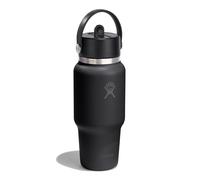 Hydro Flask Hydration Travel Bottle Flex Straw Cap Botella para beber 710 ml negro