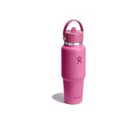 Hydro Flask Hydration Travel Bottle Flex Straw Cap Botella de agua 945 ml fucsia