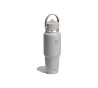 Hydro Flask Hydration Travel Bottle Flex Straw Cap Botella para beber 945 ml gris