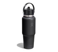 Hydro Flask Hydration Travel Bottle Flex Straw Cap Botella de agua 945 ml negro