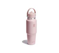Hydro Flask Hydration Travel Bottle Flex Straw Cap Botella de agua 945 ml rosa