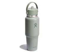 Hydro Flask Hydration Travel Bottle Flex Straw Cap Botella de agua 945 ml verde