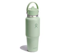 Hydro Flask Hydration Travel Bottle Flex Straw Cap Botella de agua 945 ml verde