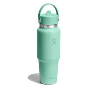 Hydro Flask Hydration Travel Bottle Flex Straw Cap Botella de agua 945 ml verde