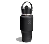 Hydro Flask Hydration Travel Bottle Flex Straw Cap Botella para beber 710 ml negro