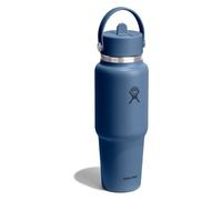 Hydro Flask Hydration Travel Bottle Flex Straw Cap Botella para beber 945 ml azul