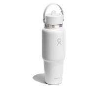 Hydro Flask Hydration Travel Bottle Flex Straw Cap Botella para beber 945 ml blanco