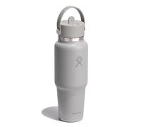 Hydro Flask Hydration Travel Bottle Flex Straw Cap Botella para beber 945 ml gris