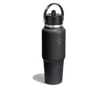Hydro Flask Hydration Travel Bottle Flex Straw Cap Botella para beber 945 ml negro