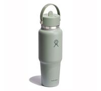 Hydro Flask Hydration Travel Bottle Flex Straw Cap Botella para beber 945 ml verde