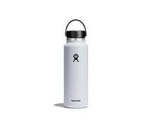 Hydro Flask Hydration Wide Flex Cap Botella de agua 1180 ml blanco