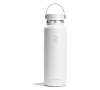 Hydro Flask Hydration Wide Flex Cap Botella para beber 1180 ml blanco