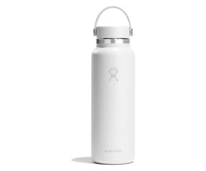 Hydro Flask Hydration Wide Flex Cap Botella para beber 1180 ml blanco