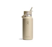 Hydro Flask Hydration Wide Flex Straw Cap Botella de agua 945 ml beige