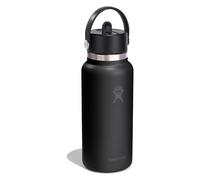 Hydro Flask Hydration Wide Flex Straw Cap Botella para beber 945 ml negro