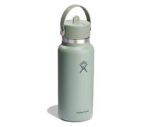 Hydro Flask Hydration Wide Flex Straw Cap Botella para beber 945 ml verde