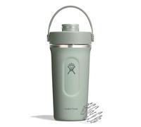 Hydro Flask - Insulated Stainless Steel Shaker Bottle 710 ml (24 oz) - Pico abatible antigoteo - Para batidos de proteínas y suplementos - Mantiene las bebidas frías por 24 horas - Agave