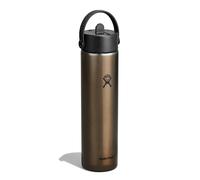 Hydro Flask 24 OZ Lightweight Wide Flex Straw Cap Obsidian Botella térmica