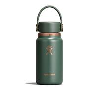 Hydro Flask - Micro Hydro 200 ml (6.7 oz) - Mini frasco aislado y a prueba de fugas con correa de clip - Mantiene frío o caliente hasta 7 h - Compacto y duradero - Forest Green