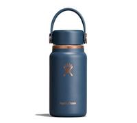 Hydro Flask - Micro Hydro 200 ml (6.7 oz) - Mini frasco aislado y a prueba de fugas con correa de clip - Mantiene frío o caliente hasta 7 h - Compacto y duradero - Harbor Blue