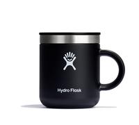 Hydro Flask Mug - Stainless Steel Reusable Tea Coffee Travel Mug - Vacuum Insulated BPA-Free Non-Toxic Black 6 oz