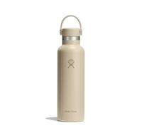 Hydro Flask - Standard Flex Cap 621 ml (21 oz) Bottle - Acier Inoxydable, Étanche, Compatible Porte-Gobelet - Isotherme Froid 24 h & Chaud 12 h - Oat