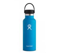 Hydro Flask - Standard Mouth - Botella de Agua 532 ml (18 oz) - Acero Inoxidable con Aislamiento al Vacío y Tapa a Prueba de Fugas y Revestimiento en Polvo - Standard Mouth - Pacifc