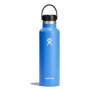 Hydro Flask - Standard Mouth - Botella de Agua 621 ml (21 oz) - Acero Inoxidable con Aislamiento al Vacío y Tapa a Prueba de Fugas y Revestimiento en Polvo - Standard Mouth - Cascade