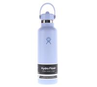 Hydro Flask Botella de Agua 621 ml 21 oz - Acero Inoxidable con Aislamiento al Vacío y Tapa de Pajita Flexible - Standard Mouth - Surf, 621ml (21oz)