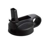 HYDRO FLASK - Tapa de pajita de boca ancha - Tapa de petaca con aislamiento de panal y asa para los dedos para facilitar su transporte - Sin BPA ni toxinas - Apto para lavavajillas - Negro